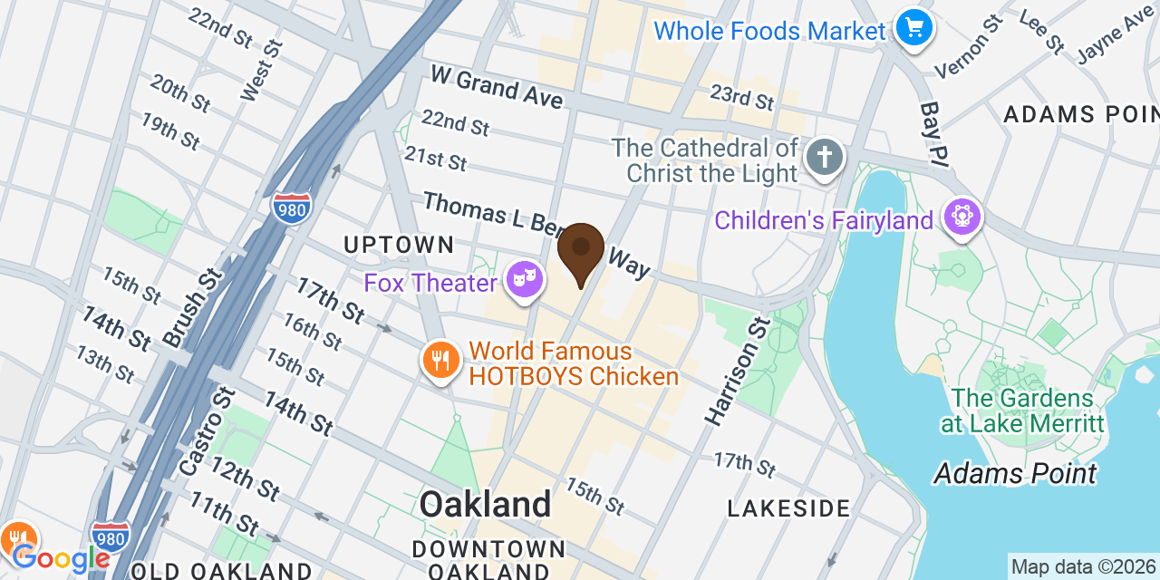 Map showing Sweets Ballroom